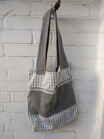 Stofftasche grau