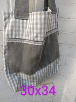 Stofftasche grau
