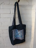 Stofftasche blau